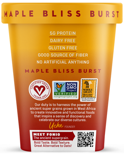 Hot Supergrain Cereal - Maple Bliss Burst