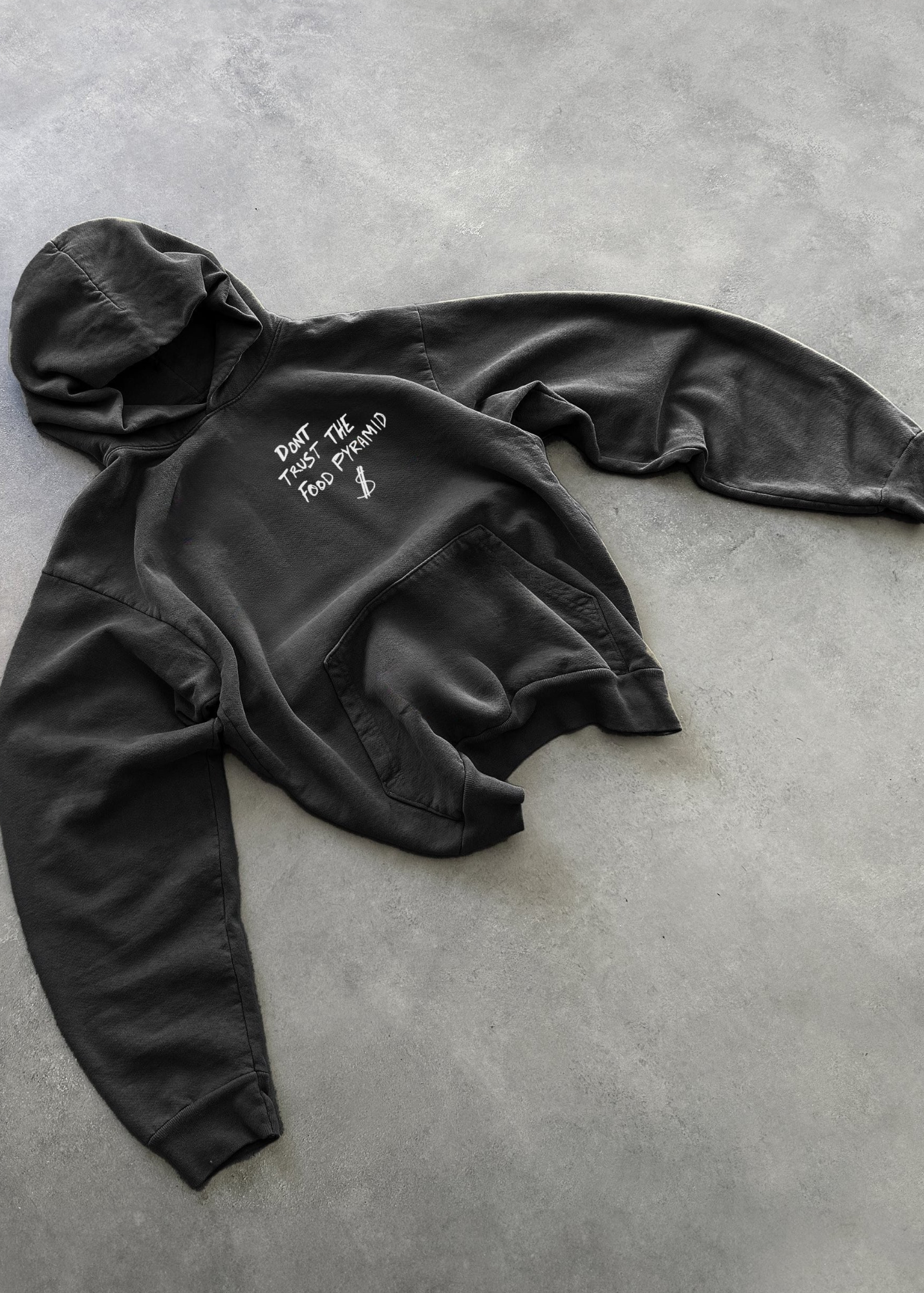 DONT TRUST THE FOOD PYRAMID HOODIE