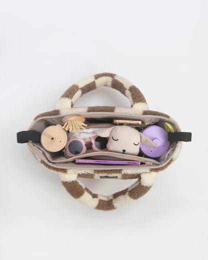 Romy Stroller Organizer - Checker Berber