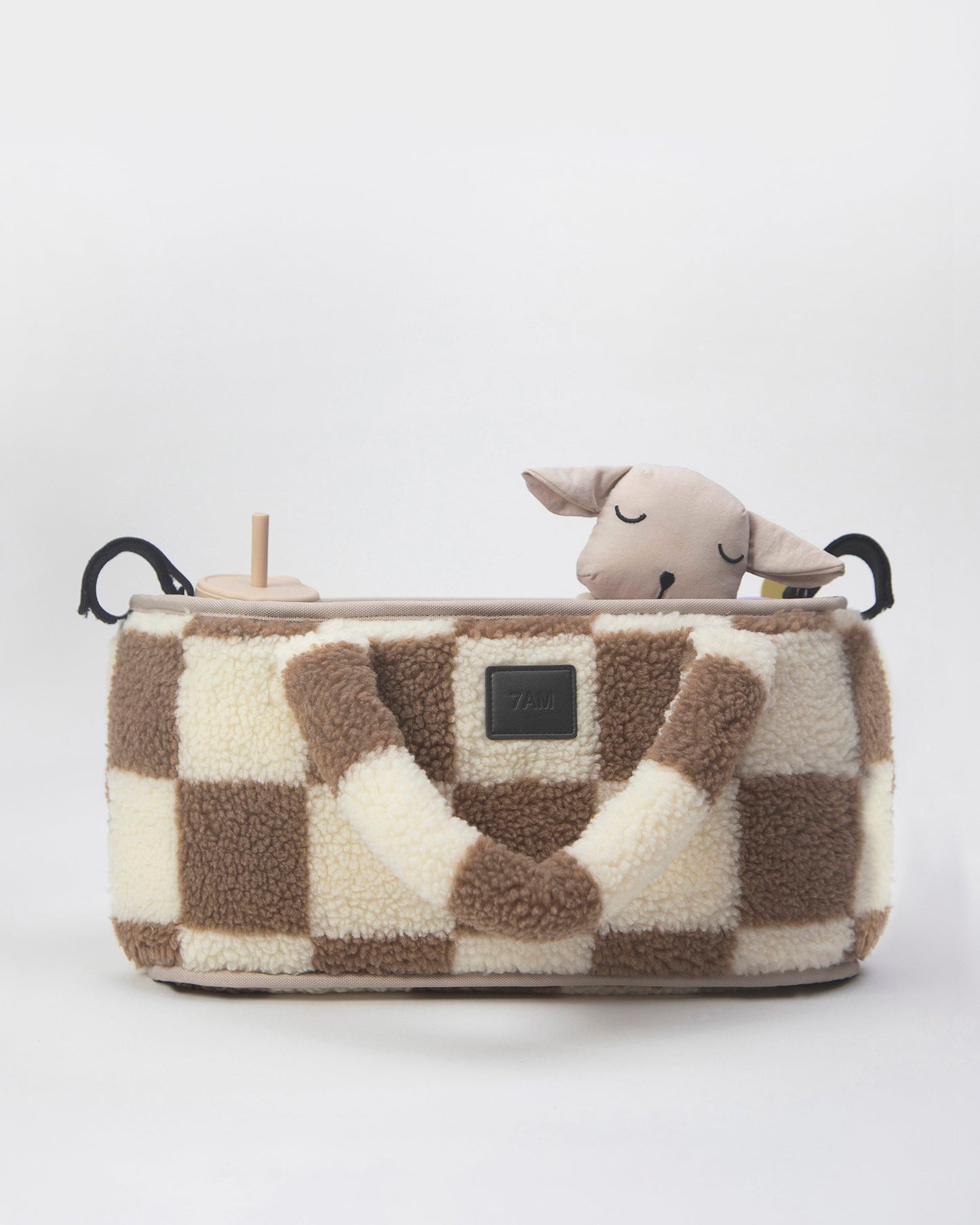 Romy Stroller Organizer - Checker Berber