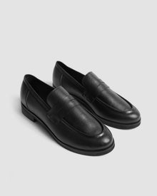 Dakota Loafers Black black women's moccasins - Vegan America