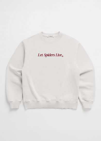 LET SPIDERS LIVE CREWNECK