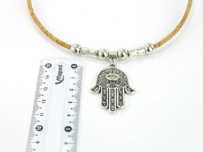 Necklace w/Hand of Fatima (Hamsa) Pendant