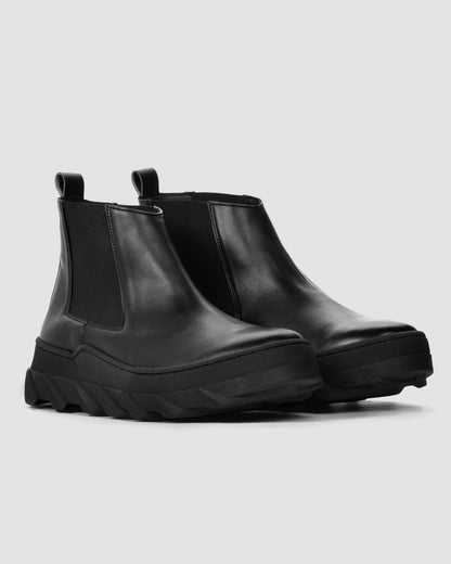Tiger chelsea black boots - Vegan America