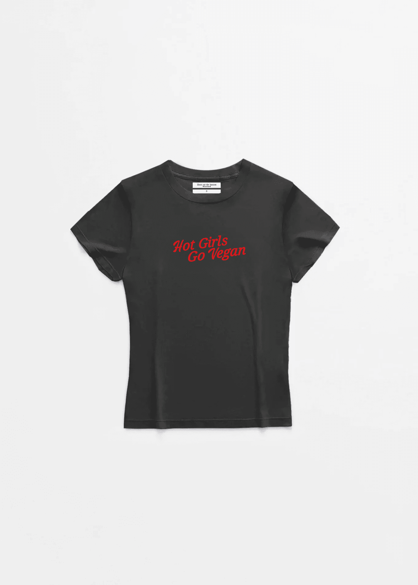 HOT GIRLS GO VEGAN BABY TEE - Vegan America