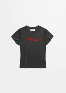 HOT GIRLS GO VEGAN BABY TEE - Vegan America