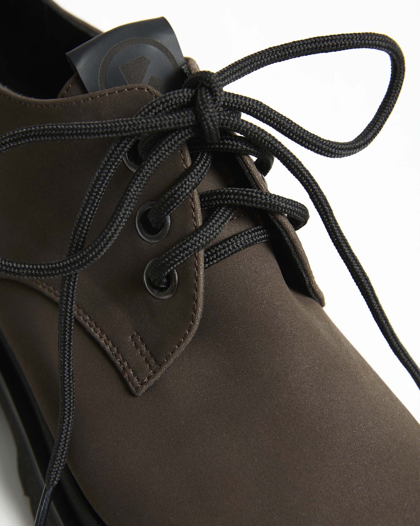 Chunky Derbs No 2 Chocolate suede brown - Vegan America