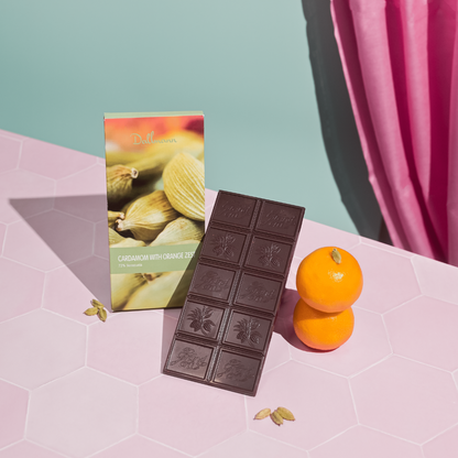 Cardamom & Orange Chocolate Bar