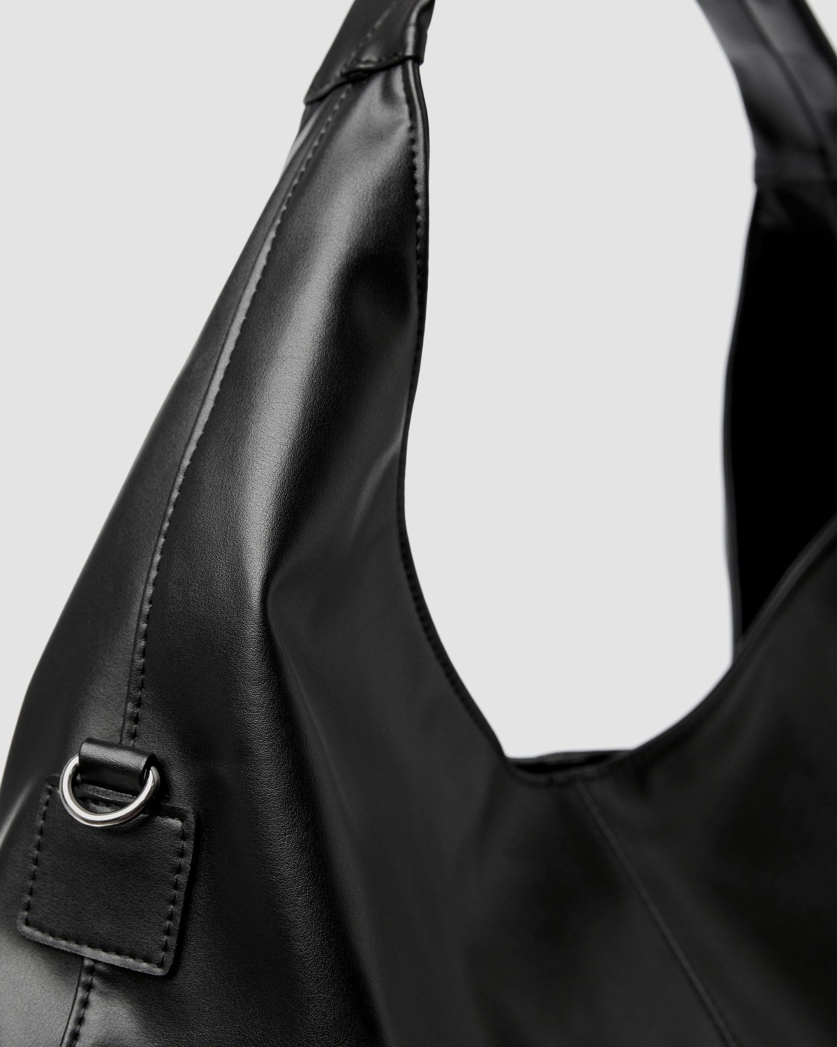 Bohema Slouchy Shopper Bag Black - Vegan America