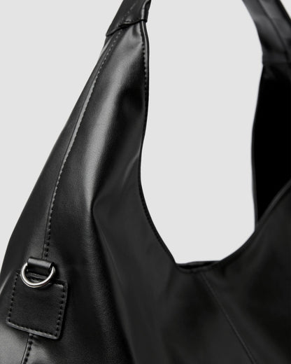 Bohema Slouchy Shopper Bag Black - Vegan America