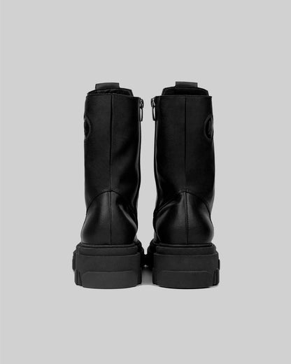 Combat black boots - Vegan America