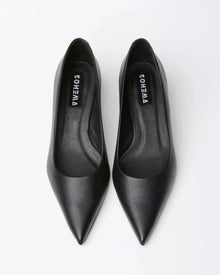 Siren Heels kitten heels style shoes made of grape - based vegan leather - Vegan America