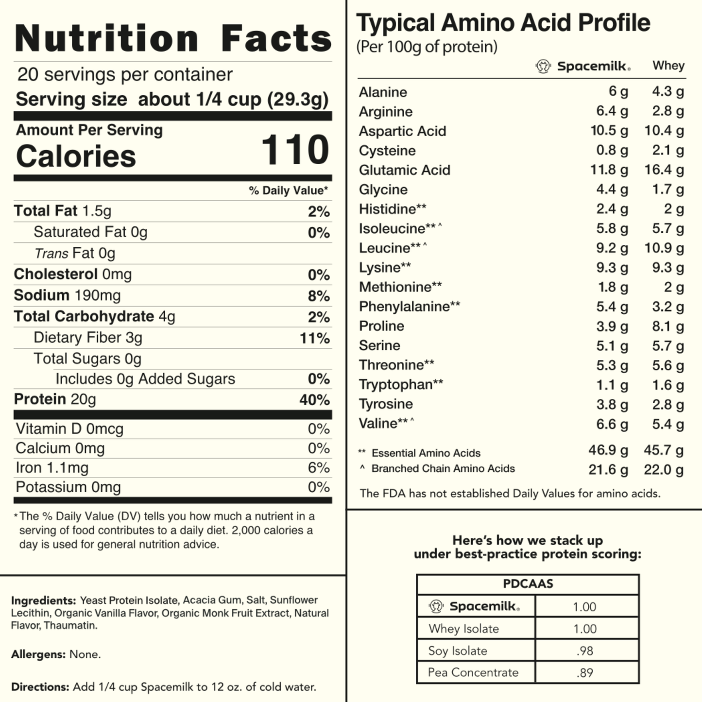 Spacemilk | Vanilla Shake