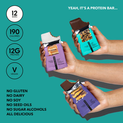 Variety Pack: Smother Fudger Peanut Butter, Whole Lotta Macchiato & Oh Oh Cookie Dough - Vegan America