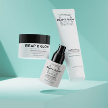 Turmeric Peptide Firming & Smoothing Serum + Ayurvedic Deep  Hydrating Rejuvenation Crème + Coffee Fruit Antioxidant Cleanser