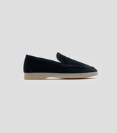 Vegan Velvet Loafer Black - Vegan America
