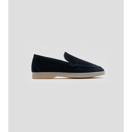 Vegan Velvet Loafer Black
