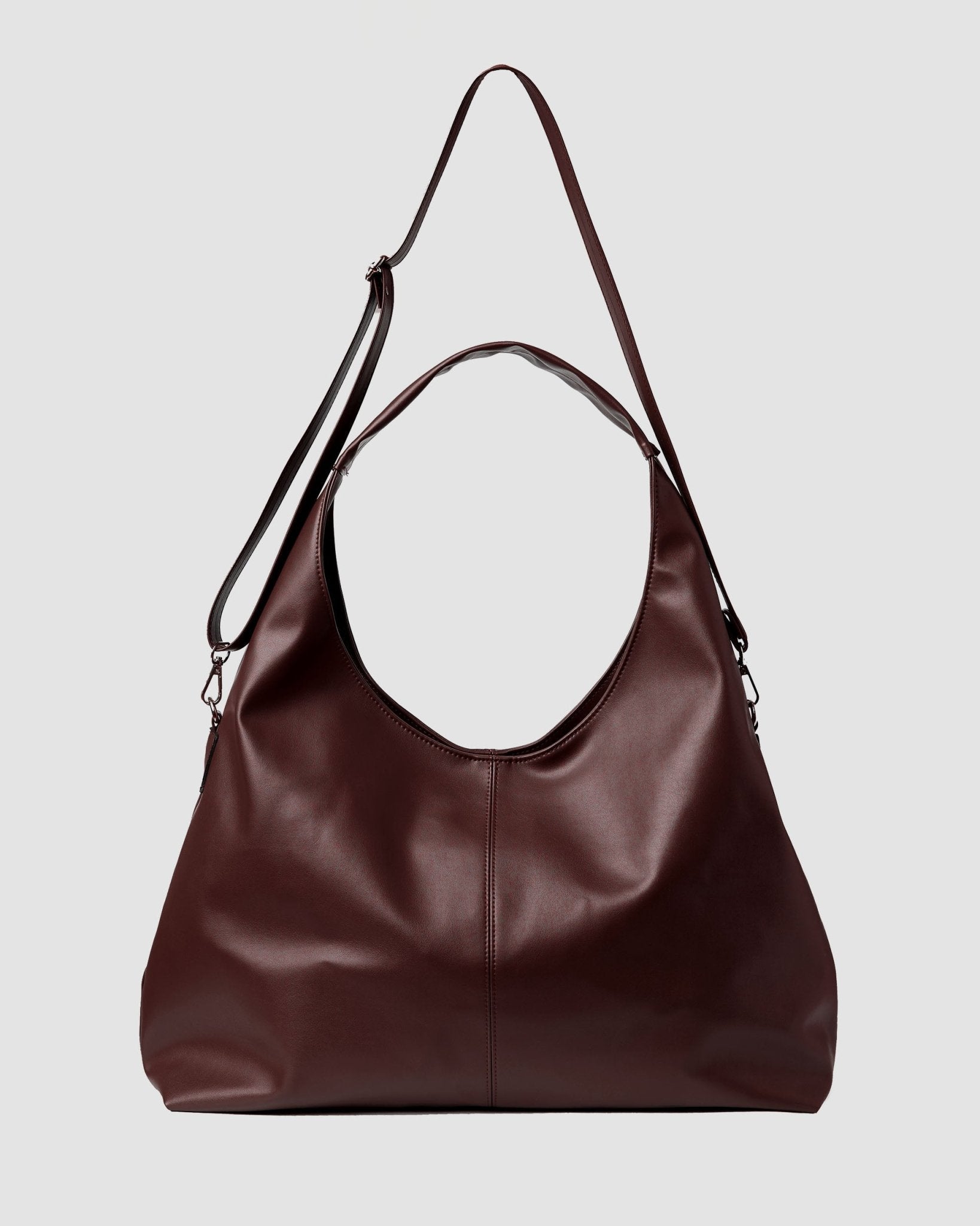 Bohema Slouchy Shopper Bag Chocolate - Vegan America