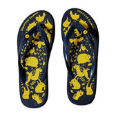 Natural Rubber Thongs, Navy Blue, Edgars Mission - Vegan America