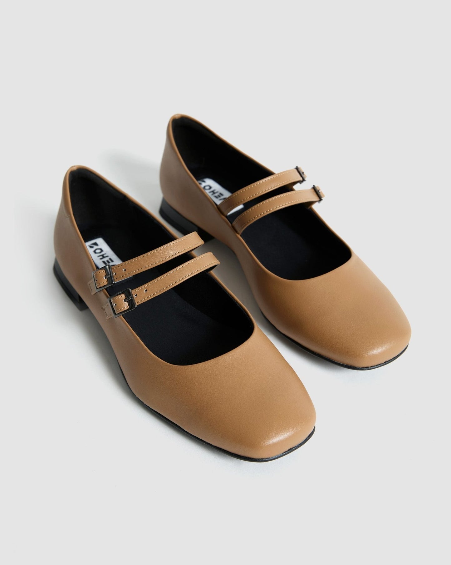 Carmel Mary Jane Pumps beige ballerinas - Vegan America