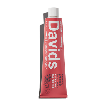 Davids Premium Toothpaste - Kids+Adults - Strawberry Watermelon
