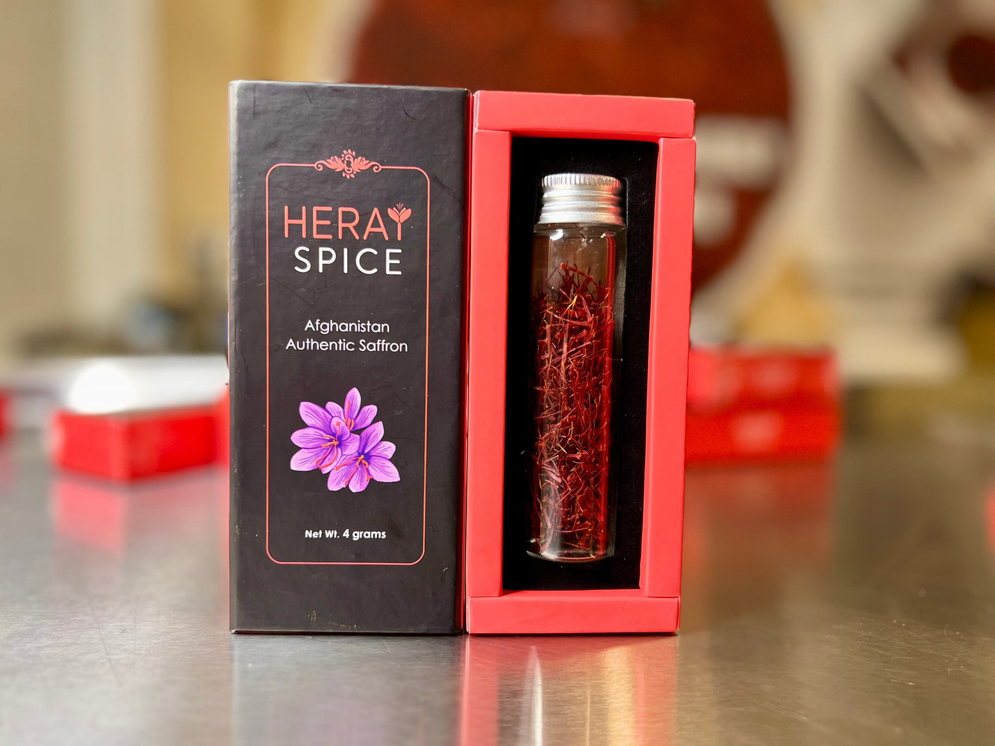 Heray Afghan Saffron Threads, Kosher, Halal, NON-GMO Verified