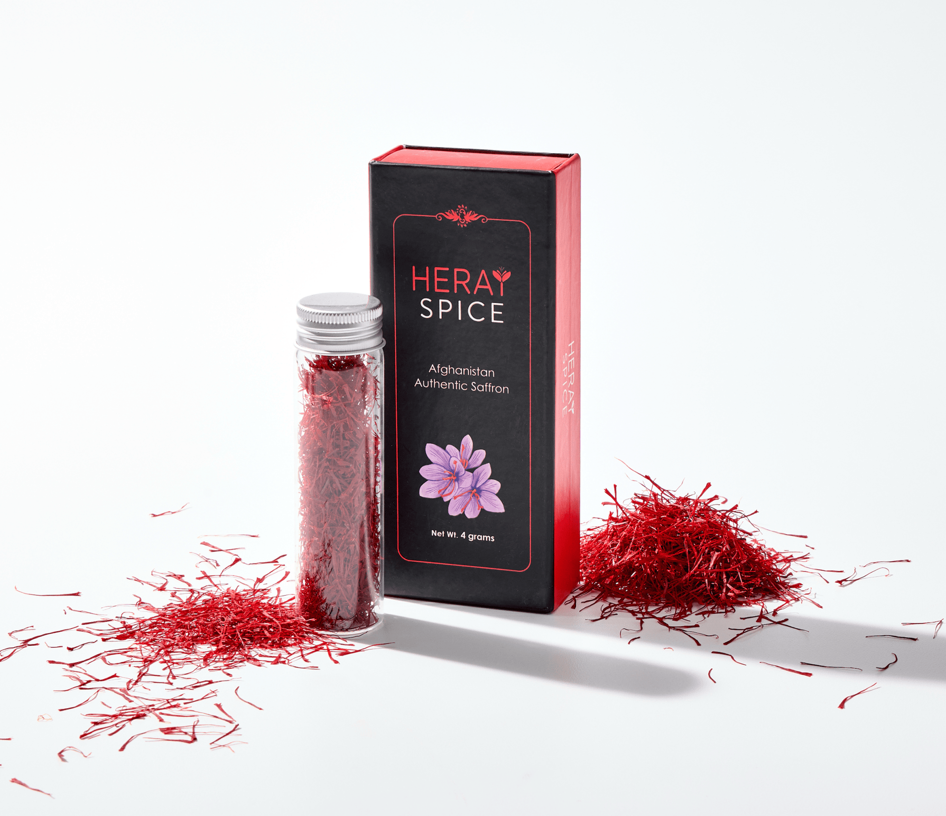 Heray Afghan Saffron Extra Class Premium Super Negin Quality - Vegan America