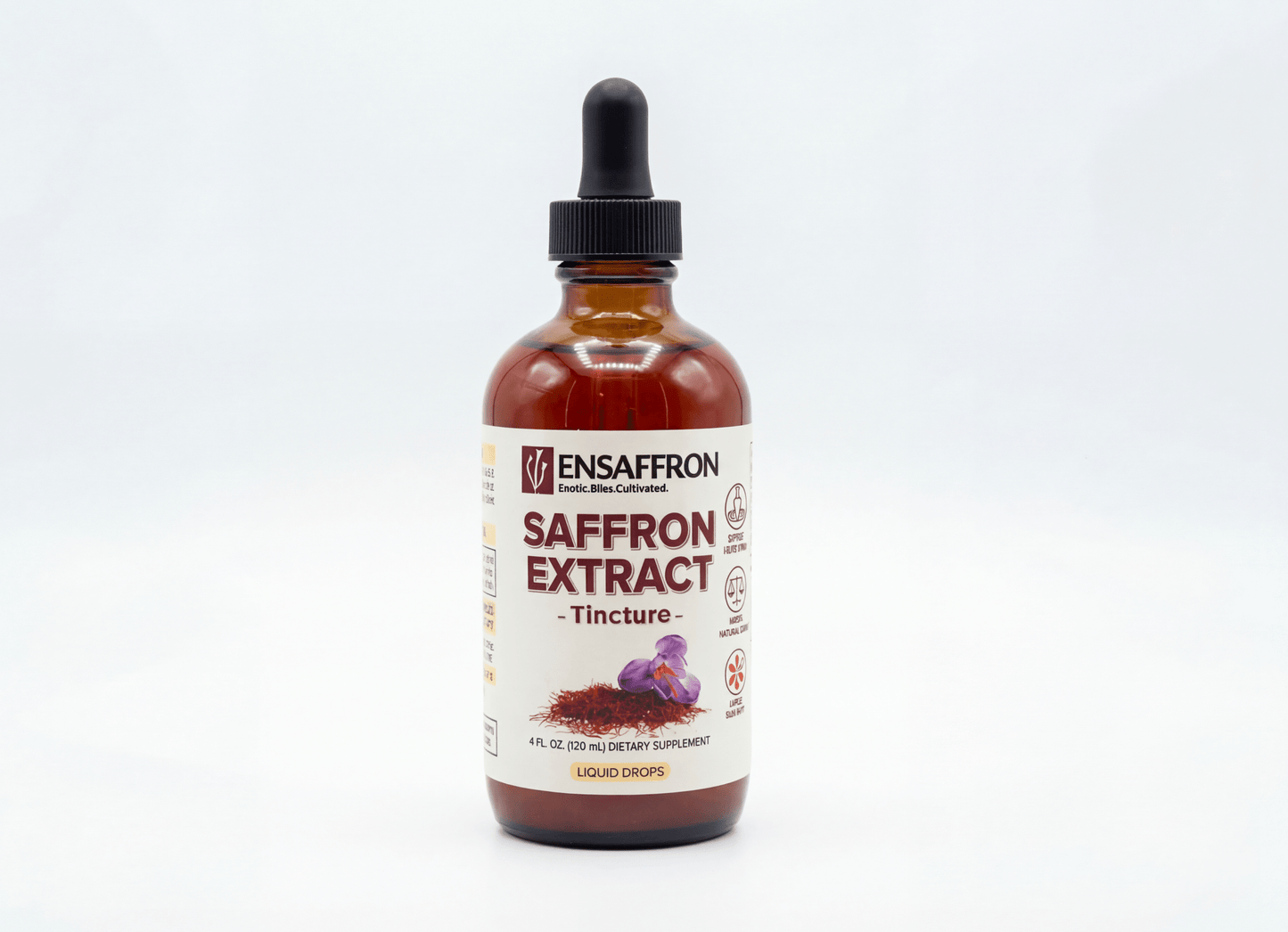 Premium Saffron Extract Tincture (Made With Pure Heray Saffron Threads) - Vegan America