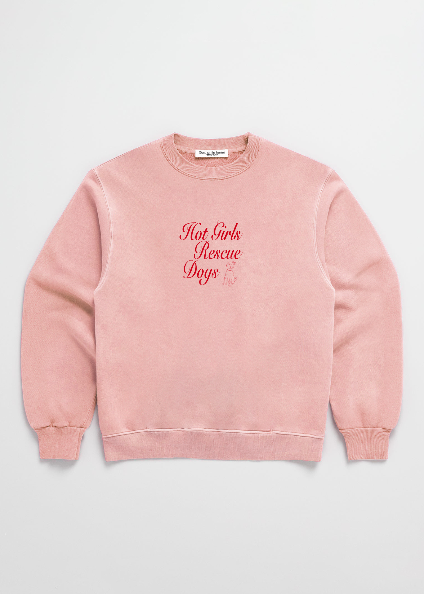 HOT GIRLS RESCUE DOGS CREWNECK