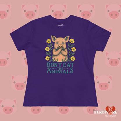 Don't Eat the Animals - Women's Style B&C 6400 - Vegan America
