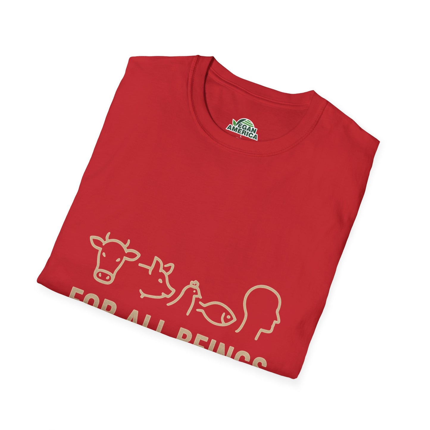 Unisex Vegan America T-Shirt, Eco - Friendly Apparel, Plant - Based Lifestyle Shirt, Perfect Gift for Vegans, Animal Rights Awareness Wear - Vegan America