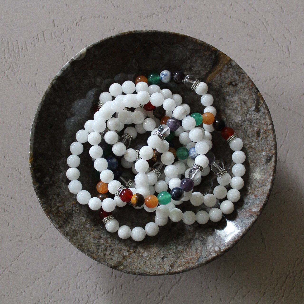 7 Chakra Crystal Healing Bracelet - Vegan America