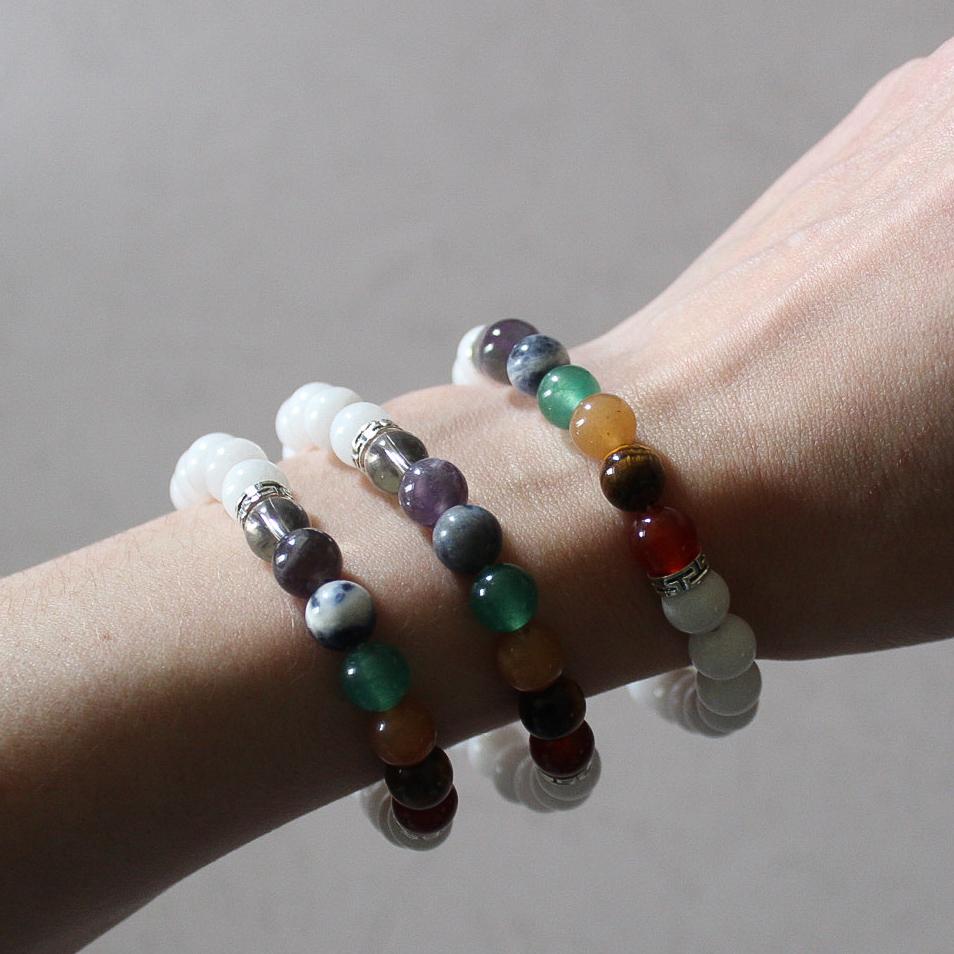 7 Chakra Crystal Healing Bracelet - Vegan America