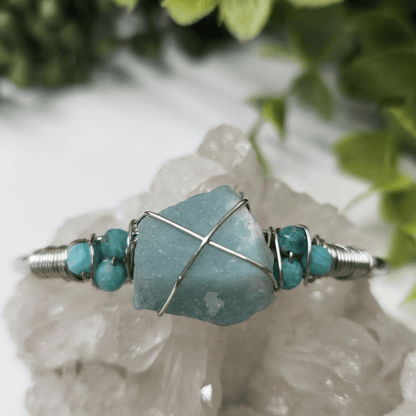Gemstone Wire - Wrapped Bracelet - Vegan America