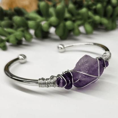 Gemstone Wire - Wrapped Bracelet - Vegan America