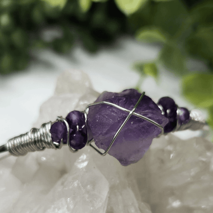Gemstone Wire - Wrapped Bracelet - Vegan America