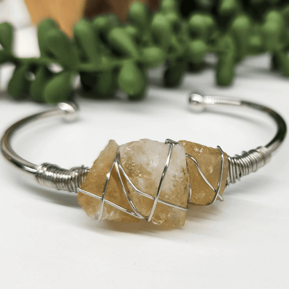 Gemstone Wire - Wrapped Bracelet - Vegan America