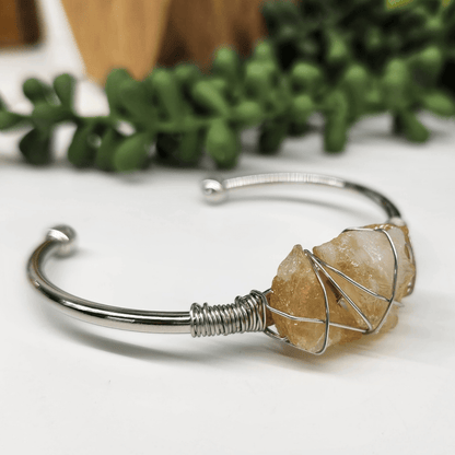 Gemstone Wire - Wrapped Bracelet - Vegan America
