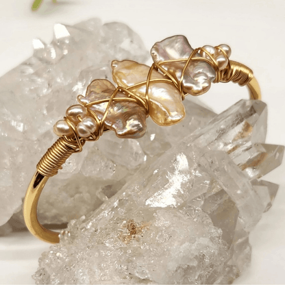 Gemstone Wire - Wrapped Bracelet - Vegan America