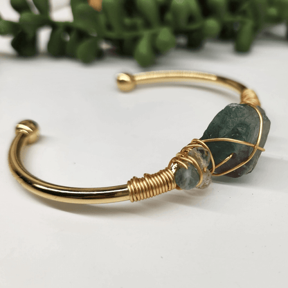 Gemstone Wire - Wrapped Bracelet - Vegan America