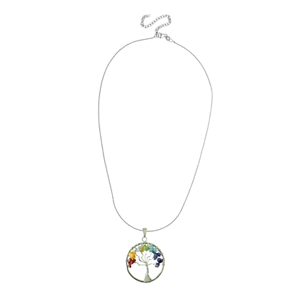 Tree of Life Gemstone Necklace - Vegan America