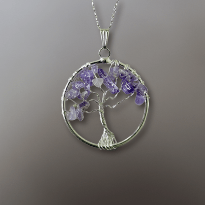 Tree of Life Gemstone Necklace - Vegan America