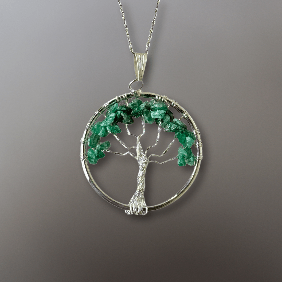 Tree of Life Gemstone Necklace - Vegan America