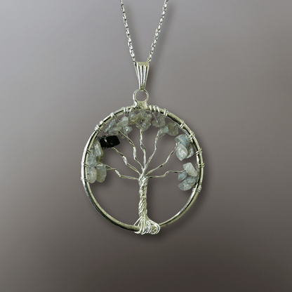 Tree of Life Gemstone Necklace - Vegan America