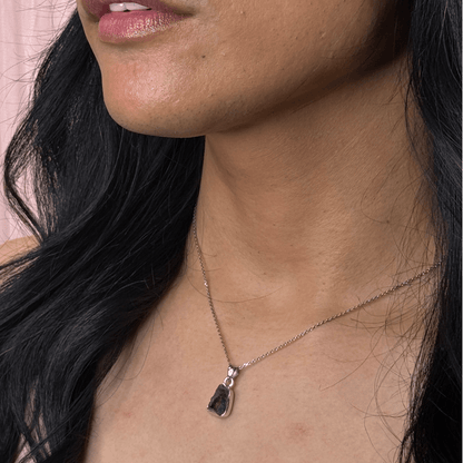 Freeform Gemstone Pendant Necklace - Vegan America