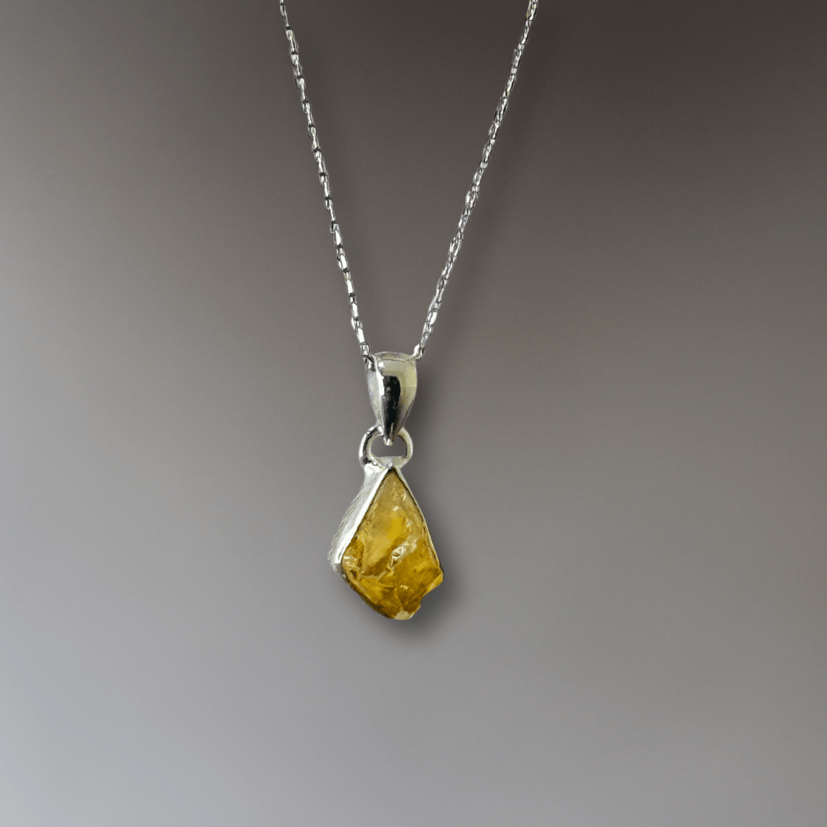 Freeform Gemstone Pendant Necklace - Vegan America