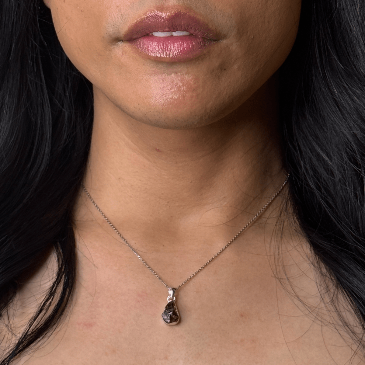 Freeform Gemstone Pendant Necklace - Vegan America