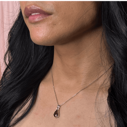 Freeform Gemstone Pendant Necklace - Vegan America