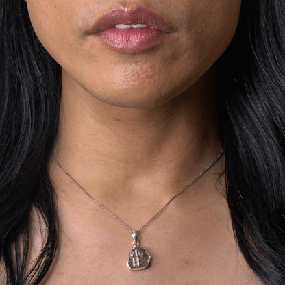 Freeform Gemstone Pendant Necklace - Vegan America