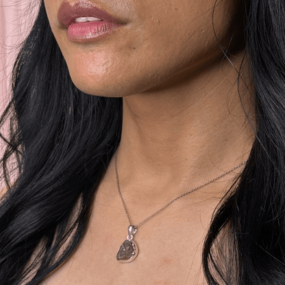 Freeform Gemstone Pendant Necklace - Vegan America